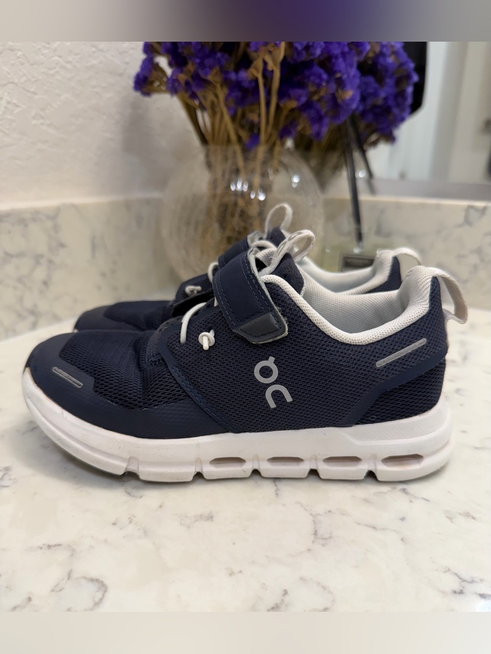 On Cloud Play Kids Unisex Sneakers Navy US 13